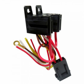 Chicote Fus�vel e Soquete Duplo para M�ni Rel�s 5 Terminais DNI7538 