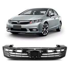 Grade Radiador Honda Civic Sem Emblema 