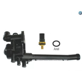 Conjunto V�lvula Termostica Vw Polo Fox Spacefox Crossfox 1.6 AJ087240B