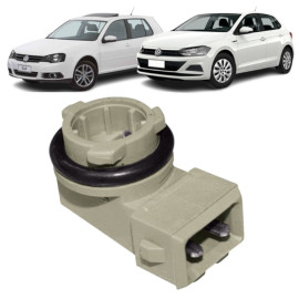 Soquete da Lanterna Lateral Polo Golf Caminh�o VW Com 3 Pe�as 