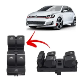 Interruptor Vidro El�trico VW Golf 