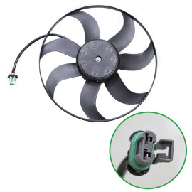 Eletroventilador Sem Defletor Vw Gol Saveiro Voyage G5 G6 Com Ar