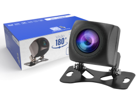 C�mera de R� ou Frontal Automotivo 180� RS-180BR PLUS