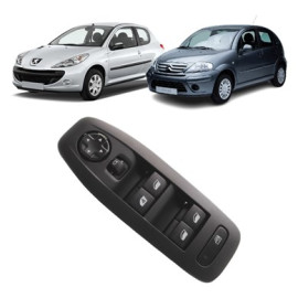 Bot�o Interruptor Vidro El�trico Peugeot 208/2008 Citroen C3 