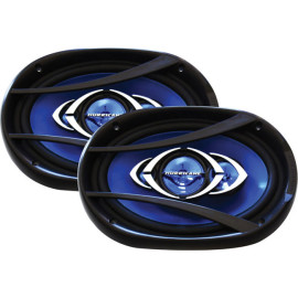Kit Alto Falante 6X9 Polegada Hurricane 180 RMS CM69 Quadriaxial