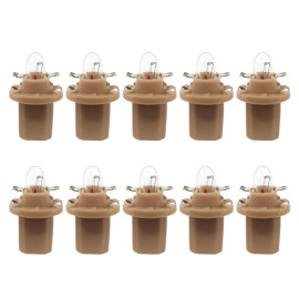 10 L�mpadas Soquete 1,5W 12 Bege Gauss 