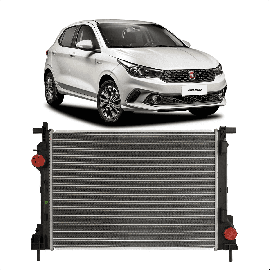 Radiador Fiat Argo 2017/2026 Cronos 1.0 1.3 1.8 