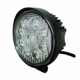 Farol de Trabalho Redondo com LEDs 27W � 9 a 48Vdc