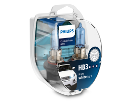 Par de L�mpadas Philips HB3 12V  65W Crystal Vision Ultra 