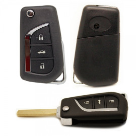 Carca�a Chave Canivete Novo Corolla 2014 � 2018 3 BOT�ES 001000049 