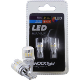 Led T10 - Titanium 13 SMD 4014/3030 12V Branco Canbus 