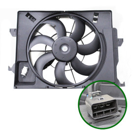 Eletroventilador Com Defletor Hyundai Veloster Hb20 1.6 16v