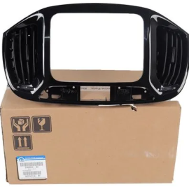 Moldura Painel Fiat Uno Com Difusor Central Preto 