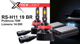 kit L�mpadas Led H11 Xtrem Light Roadstar  