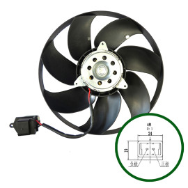 Eletroventilador Sem Defletor Vw Up 1.0 12v Com Ar 2014