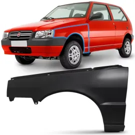 Para-lama Fiat Uno Mille Fire Dianteiro Esquerdo 
