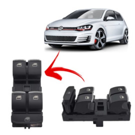 Interruptor Vidro El�trico VW Golf 